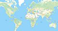 Wonders of the world map