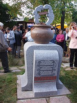 Пам'ятник Деруну в місті Коростені на Житомирщині