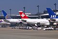012 SAS Scandinavian Airlines, Swiss Air Lines, United Airlines at Tokyo Narita International Airport, Japan