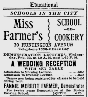 1903 Farmer cookery HuntingtonAve BostonEveningTranscript Feb21
