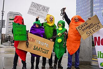 2021 STOP UPOV PROTEST GENEVA