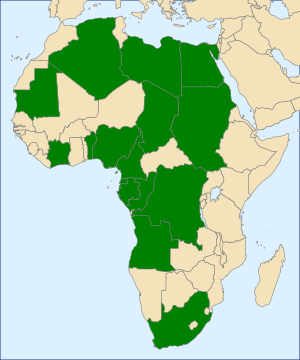 African Petroleum Producers Association members, June 2009