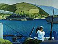 Alex Colville-HIS MAJESTY'S CANADIAN SHIP PRINCE HENRY IN CORSICA (CWM 19710261-1685)
