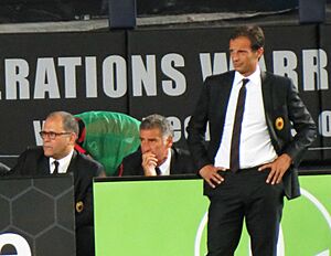 Allegri, Milan vs Real Madrid, 2012