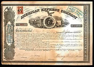 American Express Company 1865