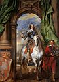 Anthony van Dyck - Charles I (1600-49) with M. de St Antoine - Google Art Project