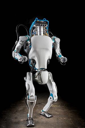 Humanoid robots make grand entry