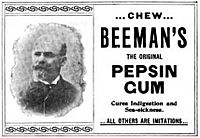 Beemans-gum 1897 ad