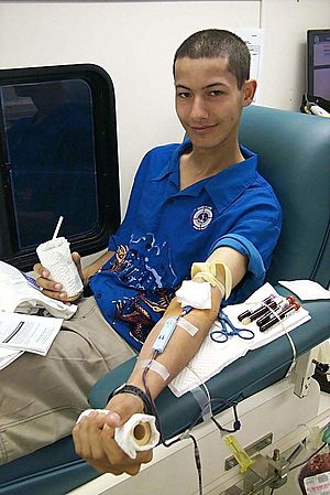 Blood donation at Fleet Week USA