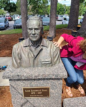 Bust of Leon Leonwood Bean