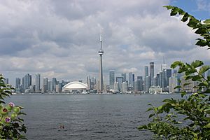 CN Tower from Centre Island