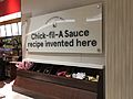 Chick-fil-A Sauce Sign at Spotsylvania Towne Centre