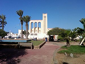 Church at Dakhla, Morocco - Western Sahara
