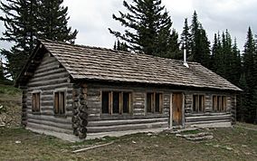 Civilian Conservation Corps cabin, Mount Spokane State Park 20130527.jpg