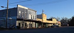 Downtown Coffeeville along Front Street