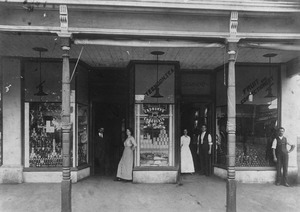 Comino Bros. Cafe and Fruiterers in Childers Queensland ca. 1920f