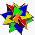 Compound of five tetrahedra