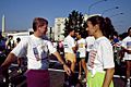 Dan Quayle and Marilyn Quayle at Race for the Cure in 1990
