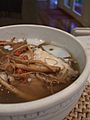 Double Boiled Chicken Soup with Chinese Herbs
