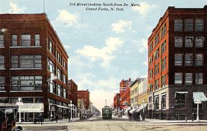 Downtown Grand Forks, ND circa 1912