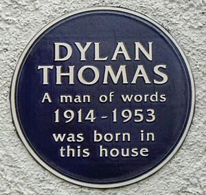 Dylan Thomas plaque
