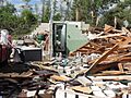 EF3 damage to a building NW of Brent, Alabama