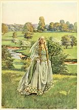 Eleanor Fortescue Brickdale's Golden book of famous women (1919) - Guinevere (p. 191)