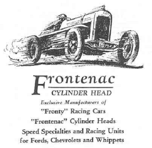 Frontenac Motor Company Advertisement