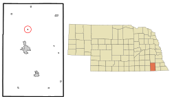 Location of Pickrell, Nebraska