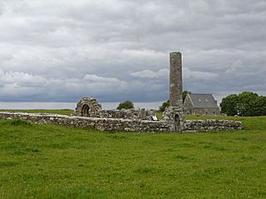 Holy Island Clare St. Caimin's and Brigid's churches