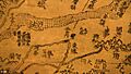 Impossible Black Tulip- World map, detail from the China section