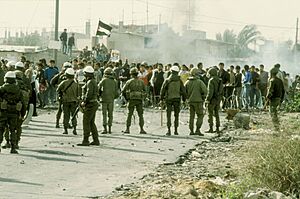 Intifada in Gaza Strip, 1987 III Dan Hadani Archive