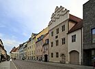 J41 376 Wittenberg, Collegienstraße und Melanchthonhaus.jpg