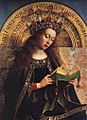 Jan van Eyck - The Ghent Altarpiece - Virgin Mary (detail) - WGA07629