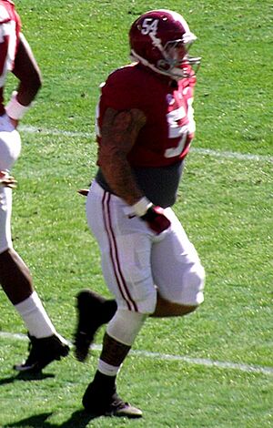 Jesse Williams of the Alabama Crimson Tide