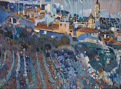 Joaquim Mir - Terraced Village - Google Art Project.jpg