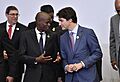 Jovenel Moïse with Justin Trudeau - Lima, Peru - 2018 (40563706515)
