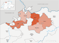 Karte Kanton Baselland Bezirke 2010