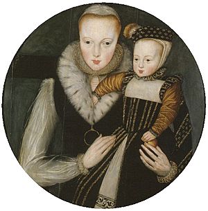 Edward and his mother Lady Katherine Grey