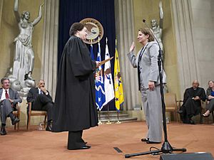 Lisa Monaco swearing in