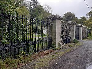 Luttrelestown estate entrance near Liffey