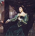 Mary Clémenceau, by Ferdinand Victor Léon Roybet