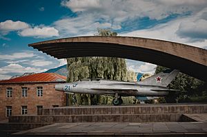 MiG-21 at the Mikoyan Brothers Museum in Sanahin, Armenia