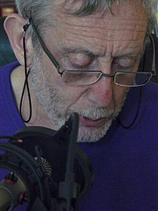 Michael Rosen recording Listening Lions (40) (14490983185)