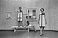 Mondriaanmode uit Parijs, japonnen gemaakt door Yves St. Laurent , de modellen i, Bestanddeelnr 918-6690