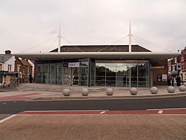 New Gillingham Station Front.JPG