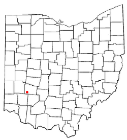 Location of Spring Valley, Ohio