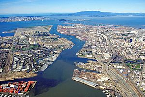 Oakland California aerial view