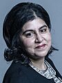 Official portrait of Baroness Warsi crop 2