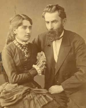 Olga Guramishvili-Nikoladze and Niko Nikoladze (1870-1880)